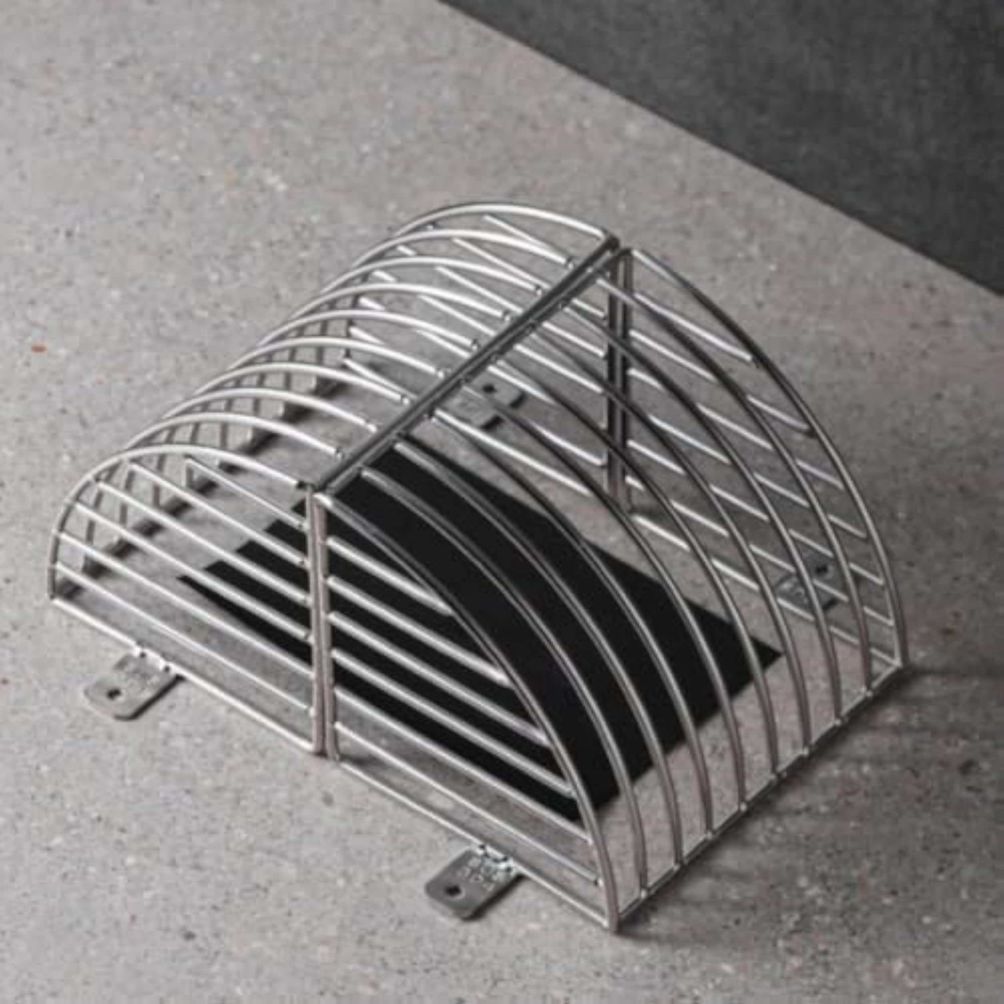 Polished Metal Side Drain Guard for Bathing