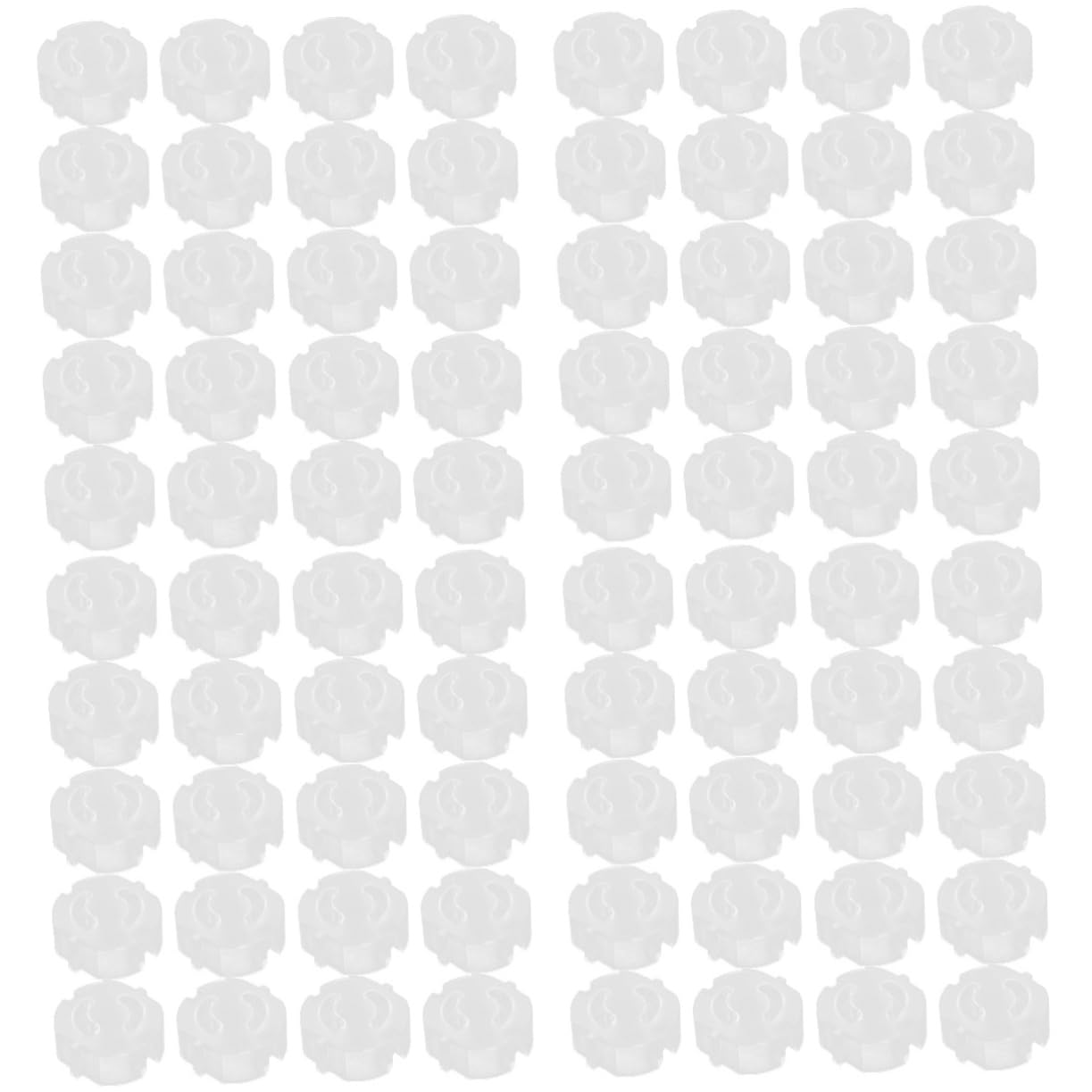 Toyvian 80 Piezas Cubiertas De Enchufe Eléctrico Cubiertas De Enchufes Eléctricos Cubiertas De Enchufe De Seguridad De Corriente Enchufes De Plástico Cubre Cubiertas De Salida Tomas