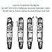 Exterior Door Handle Chrome 4 PCS Front Rear Driver & Passenger for 2007-2013 Chevy Silverado Suburban Tahoe Avalanche, GMC Sierra Yukon, Cadillac Escalade Replaces 22738721 22738722 22738725
