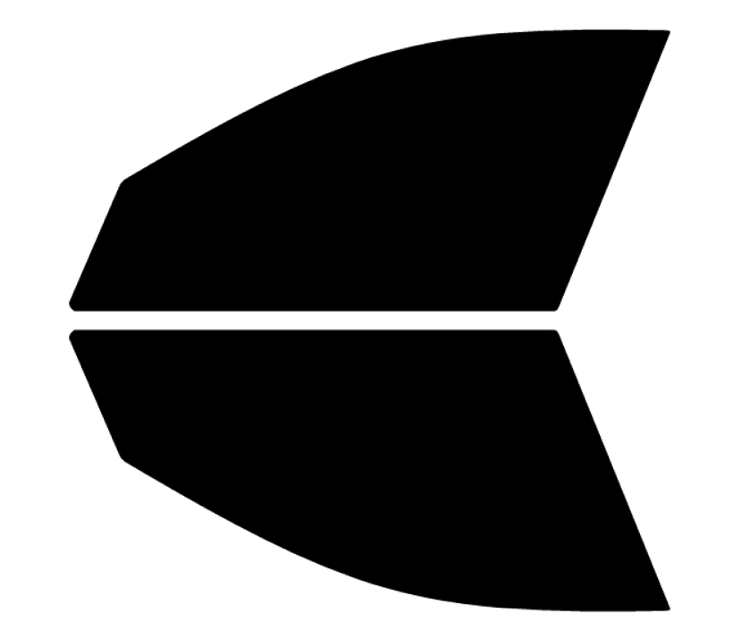 Trueline Automotive Precut Auto Window Tint Compatible with Jaguar F-Pace 2016-2023 - 20% Front Sides Only - Front Car Window Tint - Window Tint for Cars - Ceramic Window Tint Kit