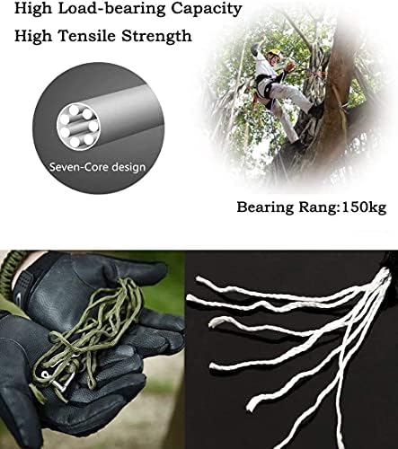 Vdealen Paracord Survival Bracelet, Survival Kit with Compass, Whistle and Parachute Cord Buckle for Hiking Camping,Boating Emergency or Other Outdoor Activities (YPSB-3PACK)
