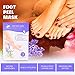 Pink&iSwan Lavender Foot Peel Mask - Callus Remover for Feet - Pedicure Kit - Peel Off Mask - Foot Mask - Foot Care - Foot Callus Remover - Pedicure Set - Foot booties Disposable - (3 Pack)