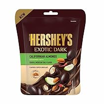 Hershey’s Exotic Dark Chocolate- Californian Almond Seasoned with Guava-Mexican Chili Flavor 90g ( Pack of 3)
