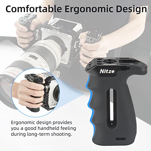 Nitze Ergonomic Side Handle With Arri Rosette For Left Or Right Hand, Up And Down Adjustable - Pa29A #TOP2