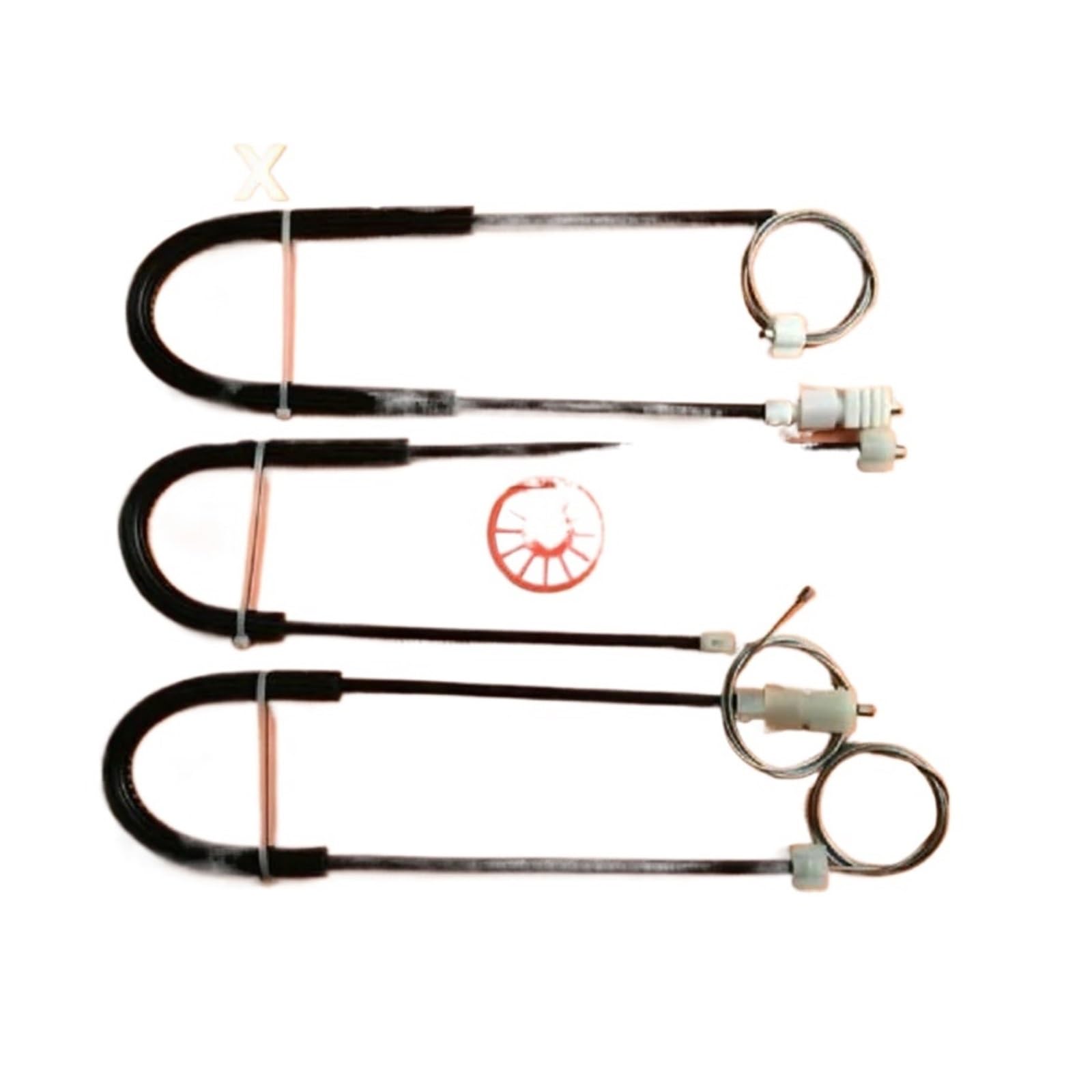 Kiryu One Color Regulator Doors Electric Window Regulator Repair Kit Front-Left/Right 2002-2009 For Megane Ii Cabriolet 2/3(Left Right)
