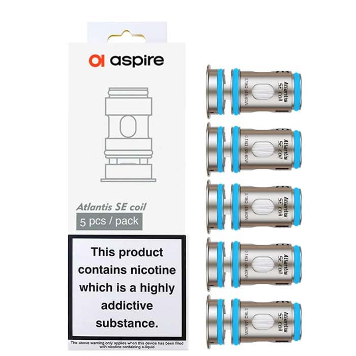 Pack de 5 résistances Atlantis SE Aspire 0,18 ohm