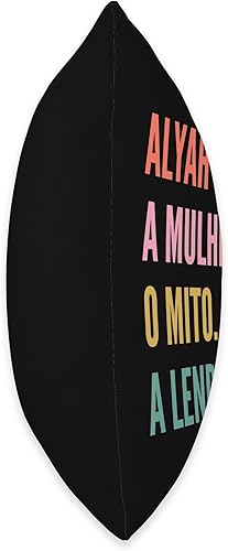 Miniatura 2 de Funny Portuguese First Name Design - Alyah Throw Pillow