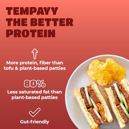 Hello Tempayy Ready To Cook Tempeh-Indian Tikka- 28G Clean Protein thumb #6