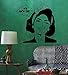 PMSMT Sexy Mädchen Frau Teen Wandaufkleber Zitat Sie wissen, was Pop-Art-Schlafzimmer Wandtattoo wasserdicht Vinyl Autokollant Wandbild 1147