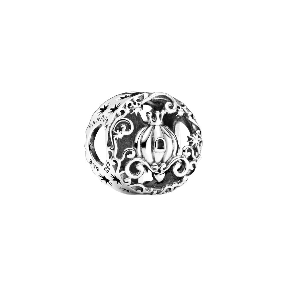 PANDORADisney Cinderella Midnight Pumpkin Charm 799197C00, one size, Metal, Cubic Zirconia