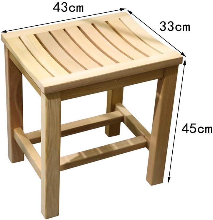 Bath Stools,Bathroom Stool Solid Stool Elderly Pregnant Women Shower Stool Non-Slip Waterproof Bath Stool