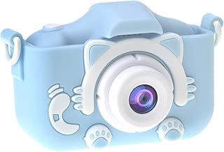 Kids Digital Camera Kids Mini Cartoon Camera Inch LCD Screen Creative DIY HD Digital Action Camcorder Rechargeable Waterproof Anti-Drop Digital Camera Boys Girls Birthday Gifts for Outdoor Blue Kids Digital Camera Kids Mini Cartoon Camera Inch LCD Screen Creative DIY HD Digital Action Camcorder Rechargeable Waterproof Anti-Drop Digital Camera Boys Girls Birthday Gifts for Outdoor Blue