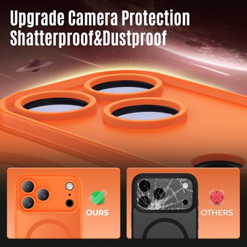 Image of Symcele Designed for iPhone 17 Pro Max Case,Cosmic Orange