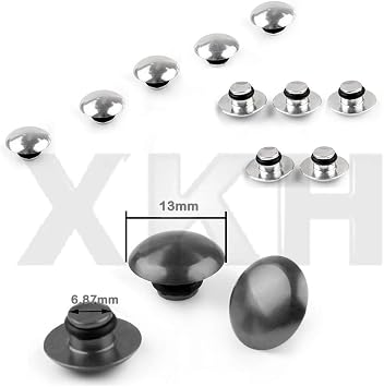 XKMT-10 PCS Universal Hex Socket Bolt Screw Nut Head Cover Cap Compatible With M8 8MM Motorcycle [B07HMCKRB2]