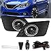 WFLNHB Fog Lights Assembly Replacement for Sentra 2016-2019 with Bulbs Harness Switch Kit Driving Lamps Fog Lights Driver and Passenger Side
