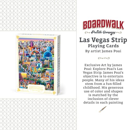 Boardwalk Puzzles Premium Featherlight naipes de póker miniatura 6
