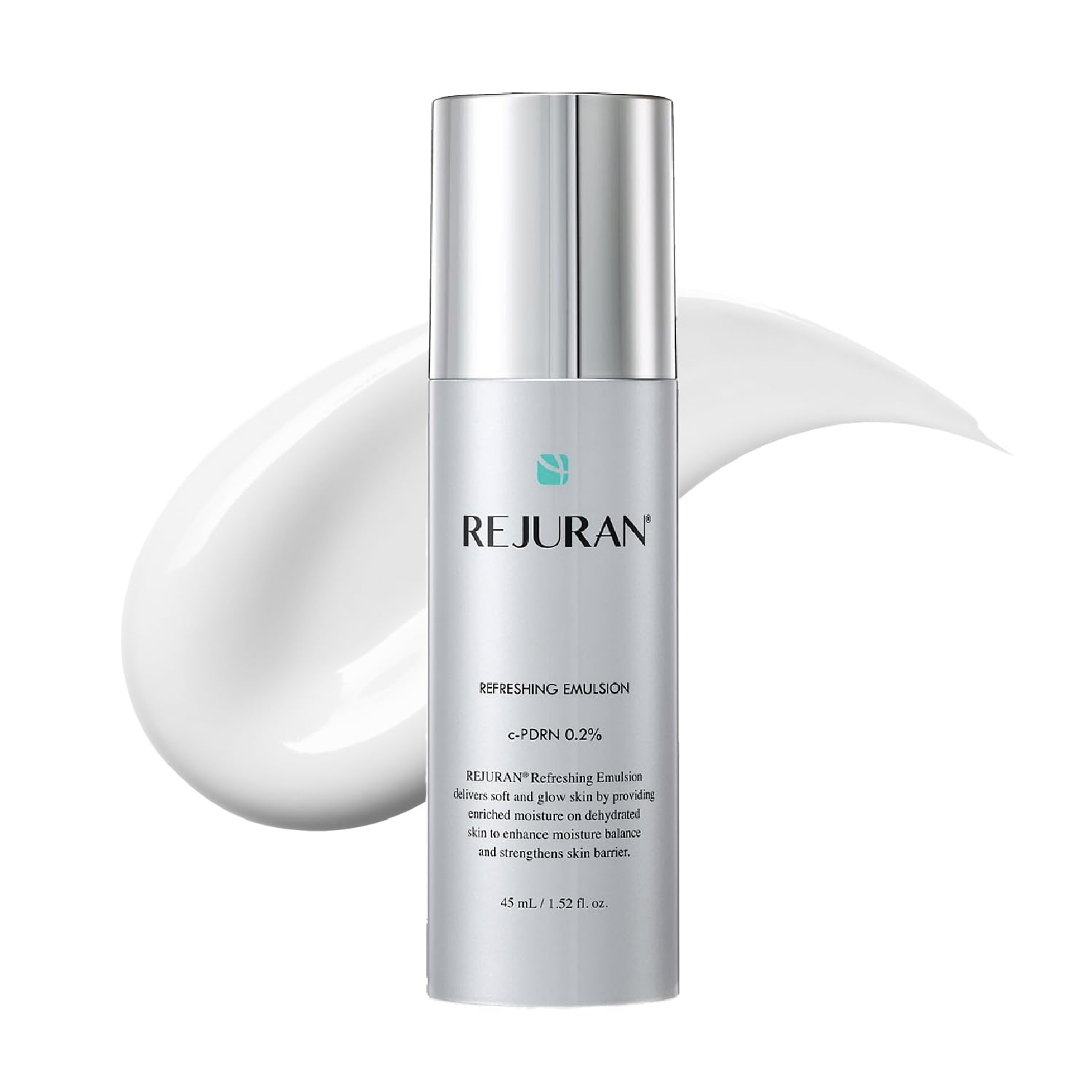 REJURAN Emulsione Rinfrescante, Crema Idratante Per Il Viso Al Dna Di Salmone Pdrn Per Un'Idratazione Profonda, Che Aumenta La Luminosità, 1,52 fl oz (confezione da 1)