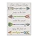 Sentimental Arrows 1 by Jean Plout, 35x47-Inch Canvas Wall Art