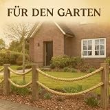 Abio Juteseil 20mm 5m Kordel Jutekordel Deko Dekoration für Haus & Garten DIY Verpackung Schnur Paketschnur Basteln Geschenkverpackung Floristik
