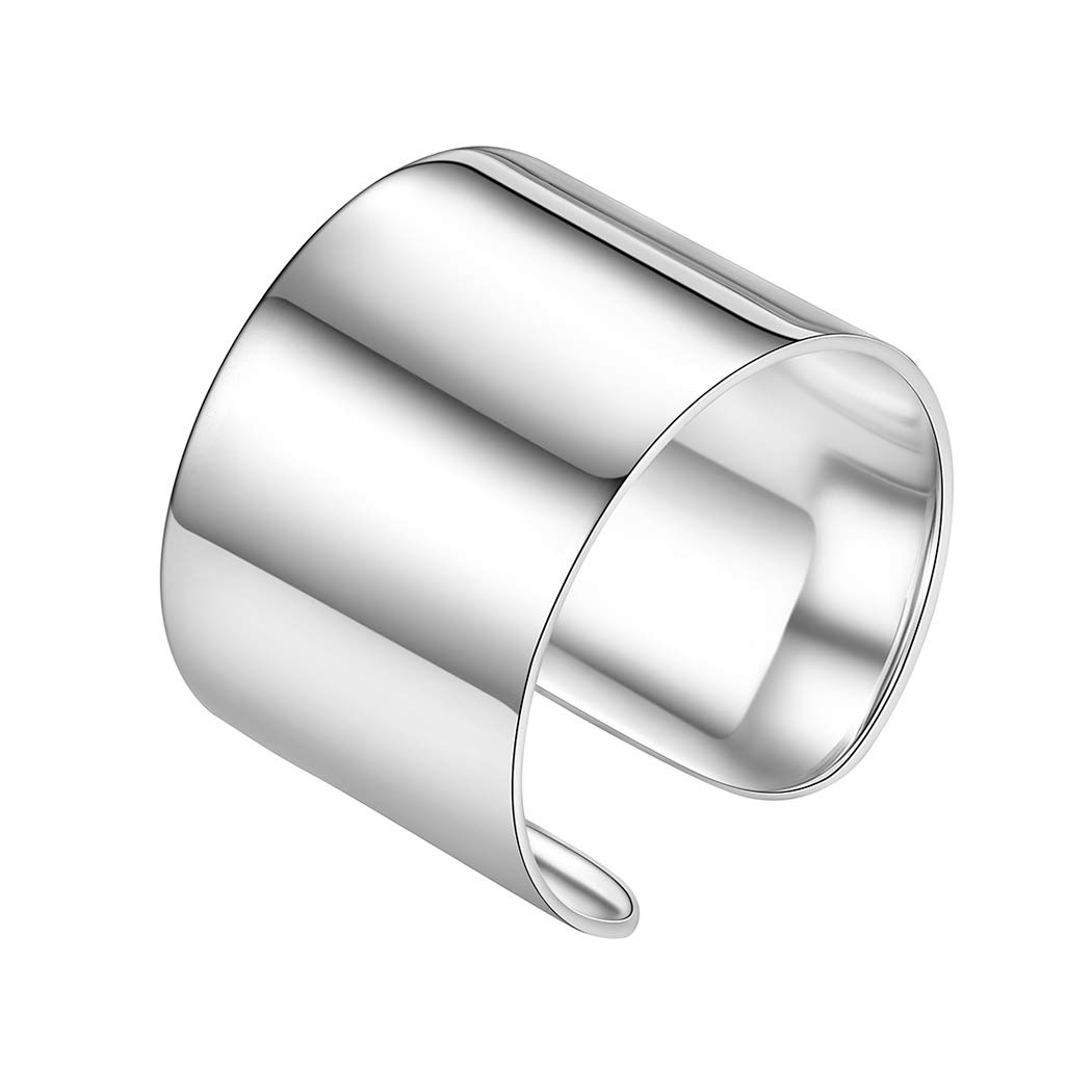 PROSILVER Anillo de Dedo Ajustable Plata 925 con Detalles, Anillo de Cruz Cadenas Banda Luna Estrella Nudo Celta, Anillo de Boda para Mujeres Hombres (Con Caja de Regalo)