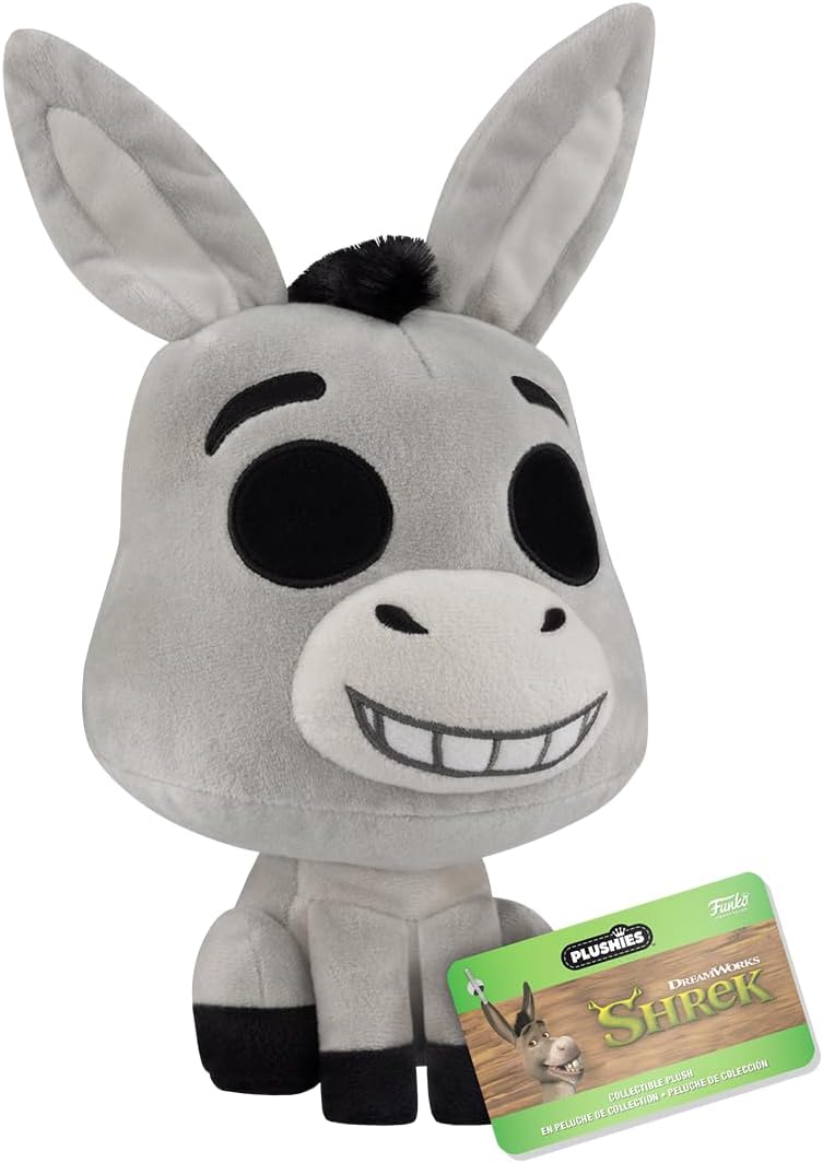 Funko POP! Plush: Shrek – Donkey - ​ - Collectable Soft Plush - Birthday Gift Idea - Official Merchandise - Stuffed Plushie for Kids and Adults - Ideal for Movies Fans and Girlfriends
