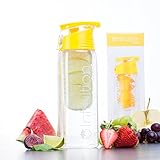 700 ml Infruition Botella Deporte Fruta infusión de Agua - 700 ML - Amarillo Sol
