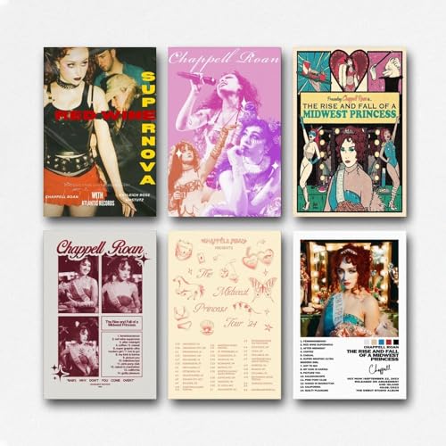 Chappell Roan poster album toile Gufatoo deco durable sans reflet 20x30cm
