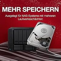 Seagate IronWolf Pro 6 TB, NAS interne Festplatte, 3.5", 7200 U/Min, CMR, 256 MB Cache, SATA 6 GB/SData Rescue Services (ST6000NT001) – Ansicht 3