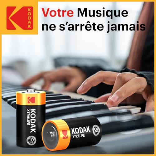 KODAK Xtralife Piles C LR14 Alcaline 1 5V – Pack de 12 - vue 4