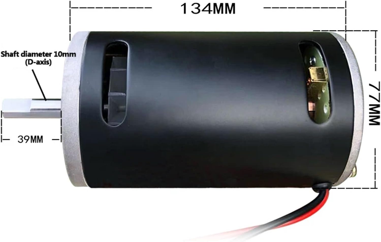 12V 300W 3600rpm/24V 500W 7000rpm High-power CW CCW Dual Bearing Permanent Magnet Motor(24V500W7000RPM)