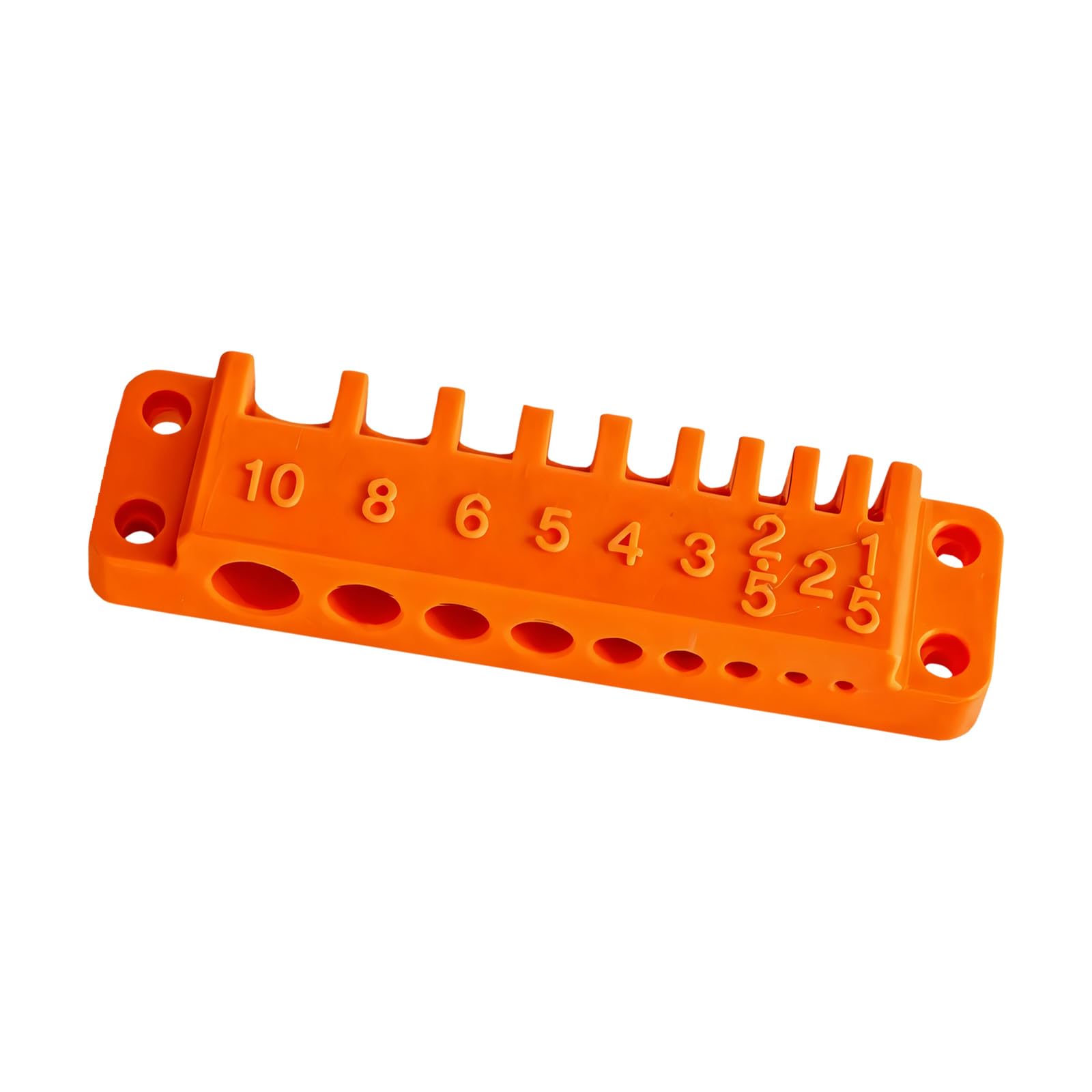 Allen Wrench Storage Holder, Wall Mount Tool Organizer with Marked Slots for Garage and Workshop Worktable Setup Allen Wrench Holder Wall Mount Tool Metric Storage Garage Worktable Workshop Repair