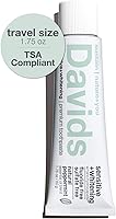 Vista 1 de Davids Hydroxi - Pasta de dientes de nano hidroxiapatita sin flúor para remineralizar el esmalte y alivio de sensibilidad, blanqueadora, antiplaca