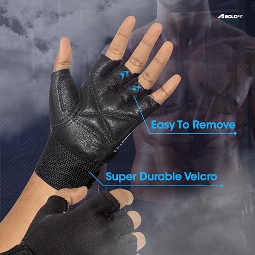 Boldfit Gym Gloves for Men Workout Wrist Support Gym Gloves Weightlifting Gym Gloves for Women Breathable Gym Accessories for Men Workout Hand Gloves for Gym Women Gloves for Gym Workout, Large 7 51M5LYsyAeL