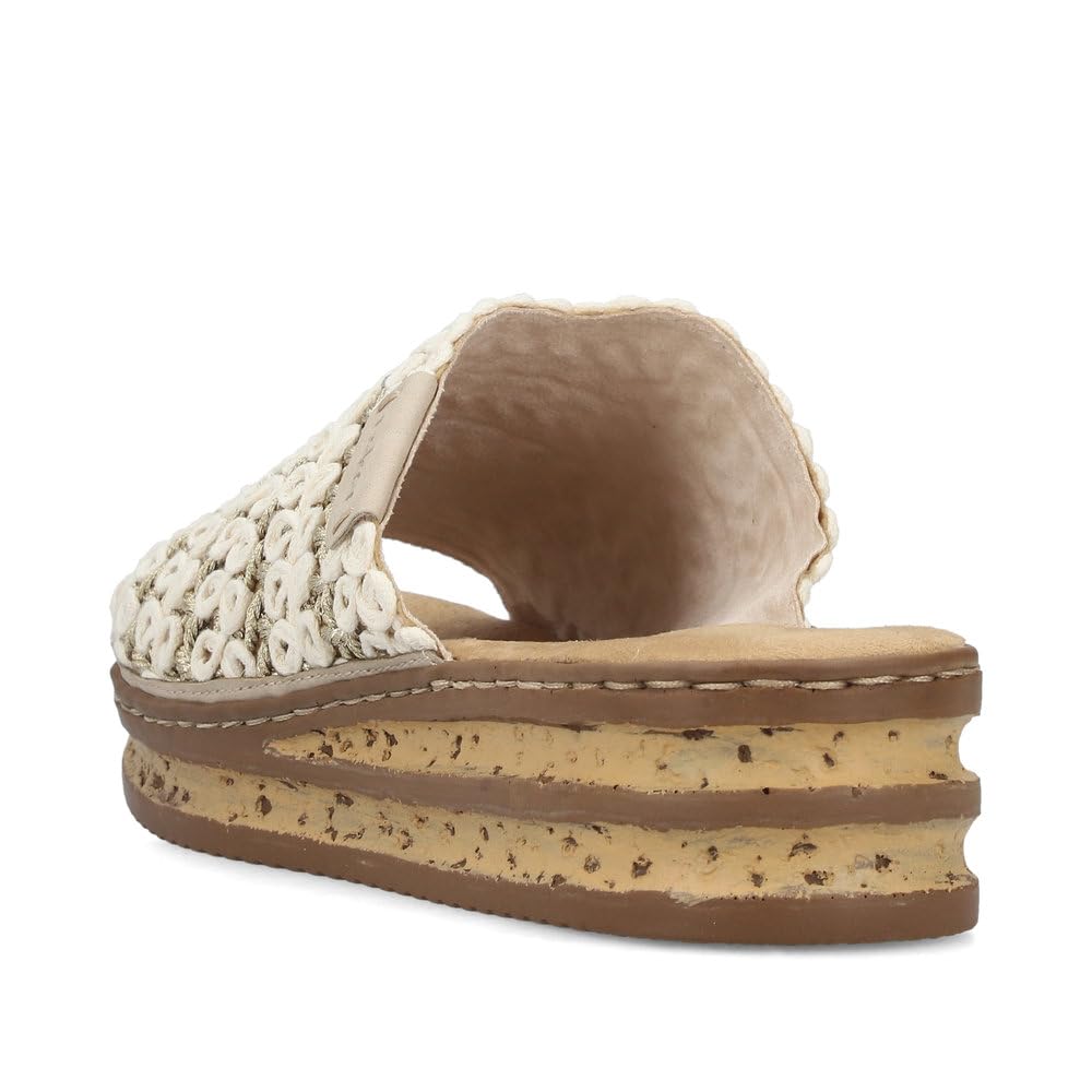 Rieker Damen Keilsandalen 629X8, Frauen Sandalen