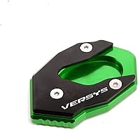Vista 3 de Para Kawasaki para VERSYS 300 para VERSYS X300 para VERSYS X250 Soporte lateral Soporte Placa Soporte Soporte Soporte Pie Accesorios Ajuste con Logo