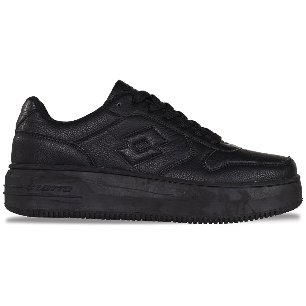 LOTTO Women Paliot Pf Oc Sneaker, Black, 5 UK