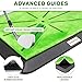 Golf Hitting Mat with Instant Swing Path Feedback & 3 Replaceable Golf Practice Mats Non-Slip Heavy-Duty Rubber Base for Indoor/Outdoor Driving Chipping & Putting Accuracy Training