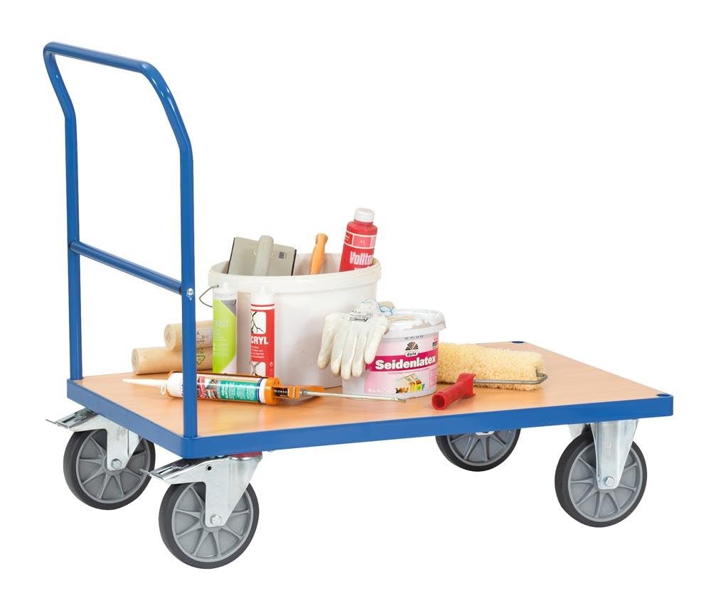 Fetra Transportgeräte mttdc2502 F 500 Wagen Transport, mit Klappgriff, 600 kg Belastung, 1000 mm x 700 mm Plattform
