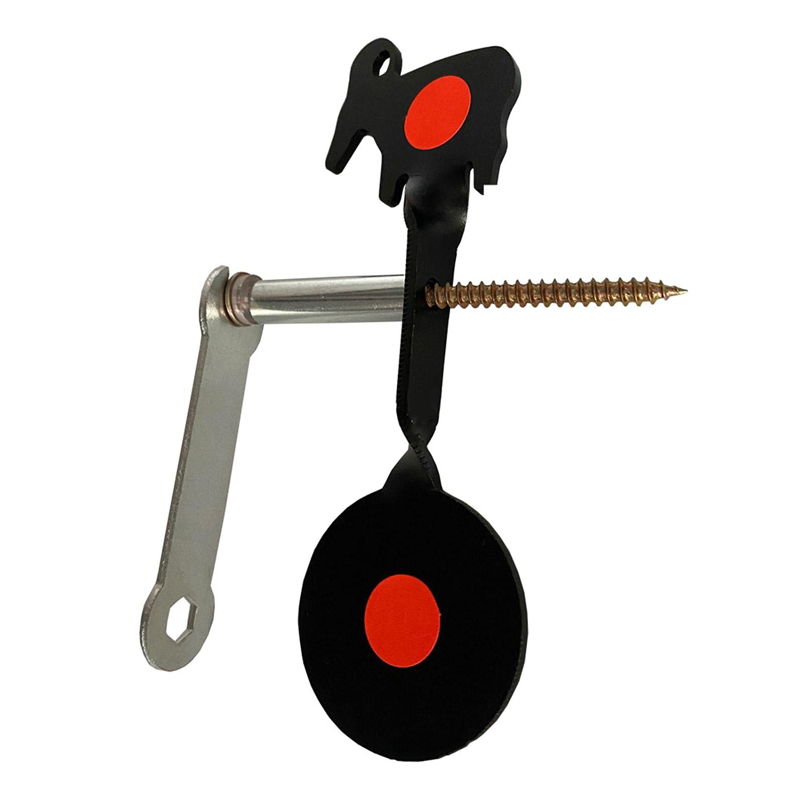 ERZU Metal Spinner Target, High-carbon Steel Practice Target, Portable Shooting Targets, Slingshots and Precision Exercises