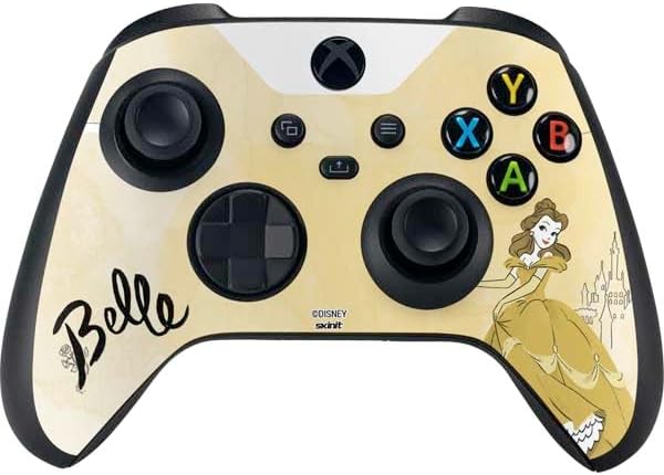 Skinit Decal Gaming Skin Compatible with Xbox Series X Controller - Officially Licensed Disney Princess Disney Princesses Pattern Design