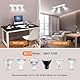 Ketom Deckenstrahler LED Weiß, Deckenstrahler 3 Flammig, LED Deckenleuchte Schwenkbar, GU10 Deckenlampe Spot, Deckenlampe 3 Flammig Modern, Strahler Deckenspot für Küche, Wohnzimmer, Schlafzimmer