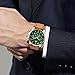 BY BENYAR Relojes Hombre Cronografo Analógico Impermeable Relojes de Pulsera Luminoso Fecha Negocios Casual Diseñador Reloj Hombre Banda de Cuero Regalo Elegante Imagen de BY BENYAR Relojes Hombre Cronografo Analógico Impermeable Relojes de Pulsera Luminoso Fecha Negocios Casual Diseñador Reloj Hombre Banda de Cuero Regalo Elegante