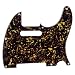 KAISH 8 Hole Tele Style Pickguard Guitar Pick Guard Scratch Plate for Telecaster/Tele Dark Tortoise