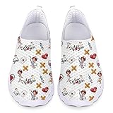 Showudesigns Trabajo Zapatillas Deporte Enfermera Zapatos Sanitarias Mujer Enfermero Comodas Sneakers Correr Deportes Casual Ligeras para Transpirable, Talla 39 EU