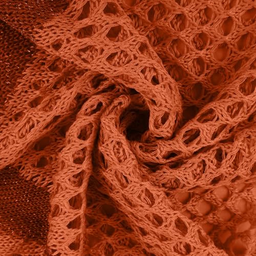 Vintage Star Knit Crochet Sweater Tops Casual Round Neck Long Sleeve Tunic Tops Y2k Grunge Streetwear Jumper Blouse4