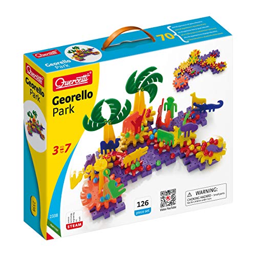 Quercetti-Quercetti-2338 Georello Parque-Juego de Engranajes y construcción (2338) Cover