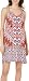 Angie Women's Pink Printed Double Strap Dress