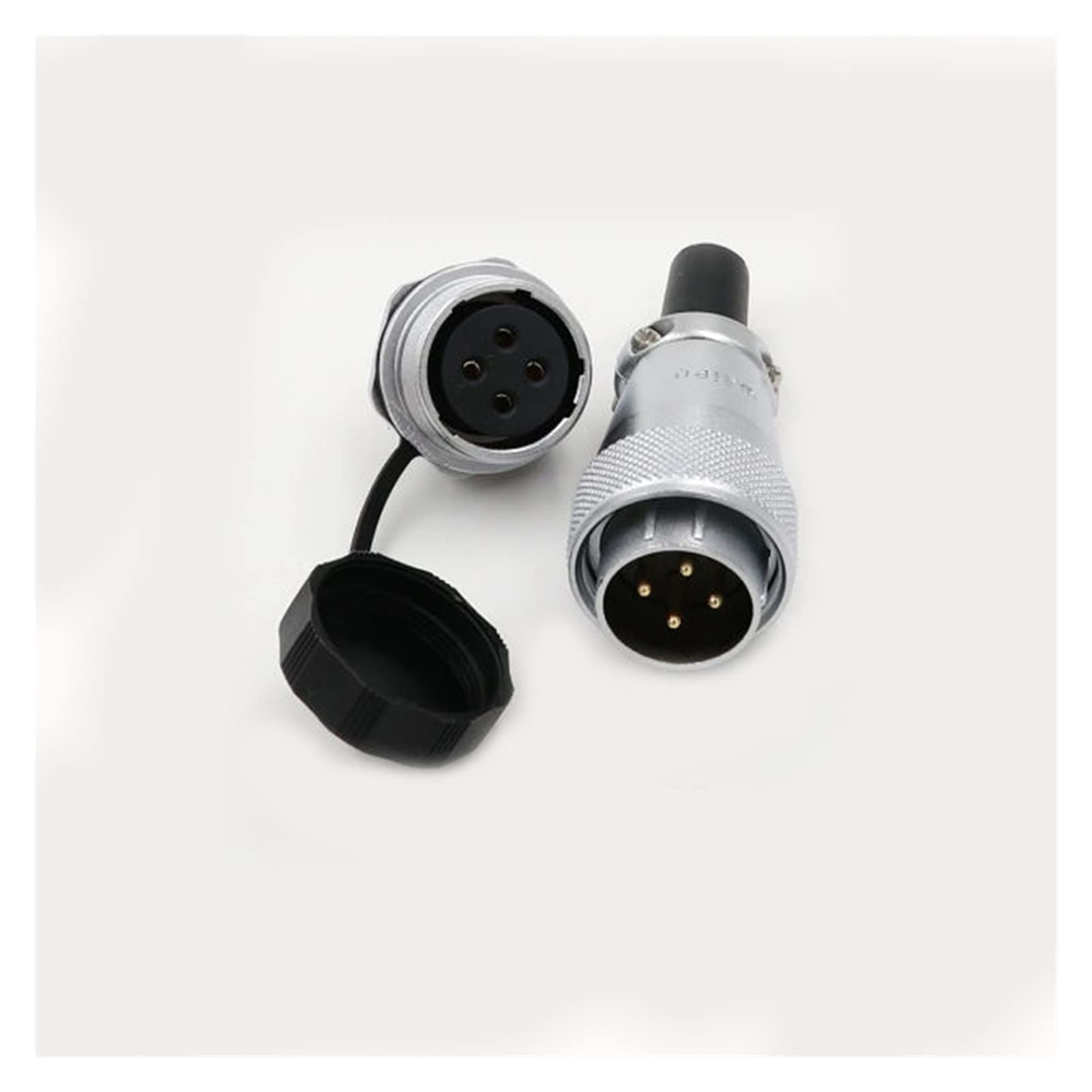 Artemisia WS24 M24 Connector 2 3 4 9 10 12 19 pin Waterproof car Motorbike Panel Screen Wire Connector (Color : 4pin)