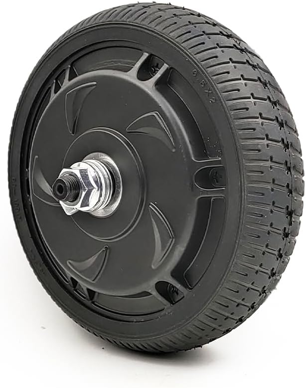 24V36V48V 350W 6.5 Inch Scooter Hub Motor With Hall Sensor 170mm Diameter Brushless Motor Wheel With Solid Tire (24V)