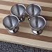 4 hueveras de acero inoxidable, soporte para huevos, huevera, taza de pato,...